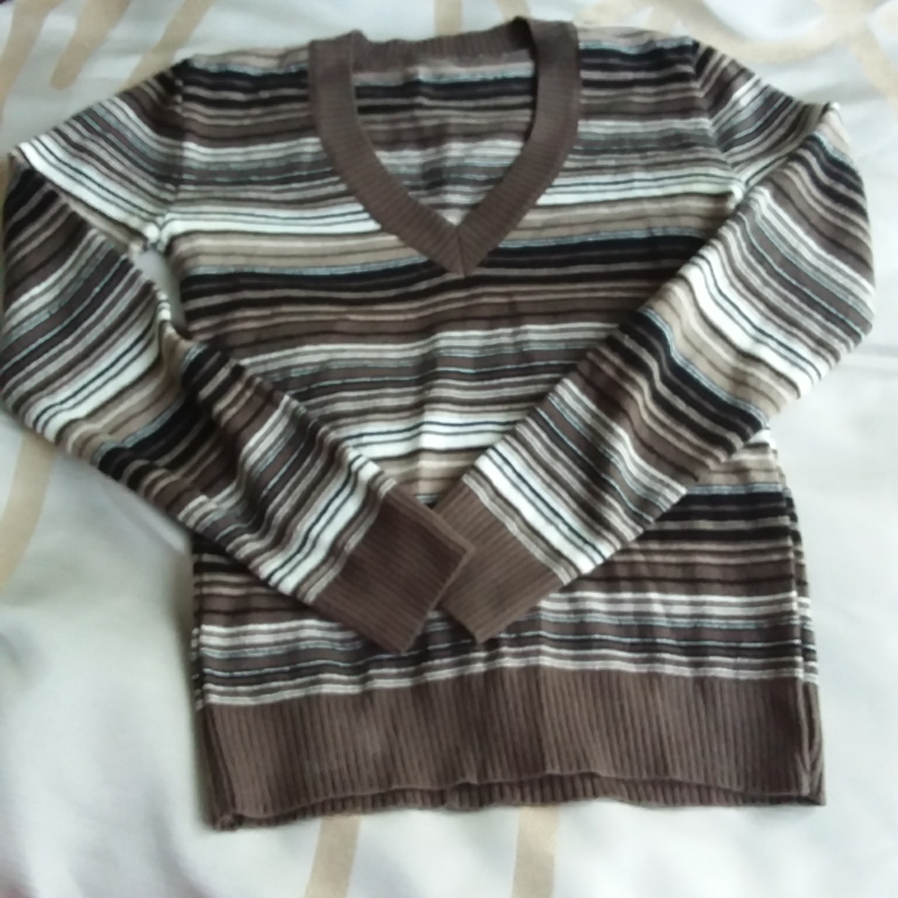 Sweater brown multicolor
